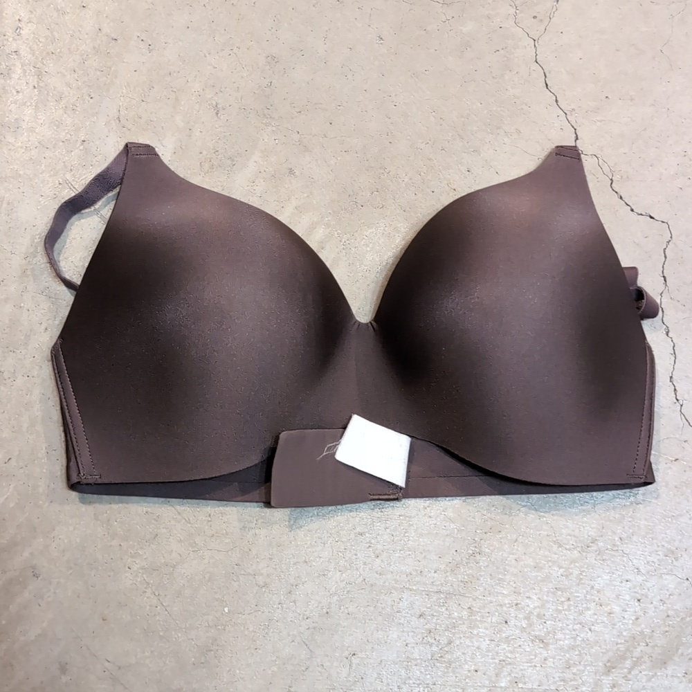 Knix Gray/Brown Seamless Bra S+